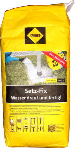 Schnellbeton setz fix - schnellbeton, setz-fix