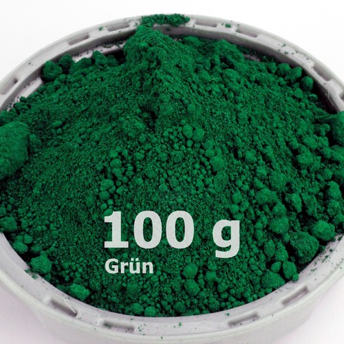 Pulverfarbe grün 100g - pulverfarbe,