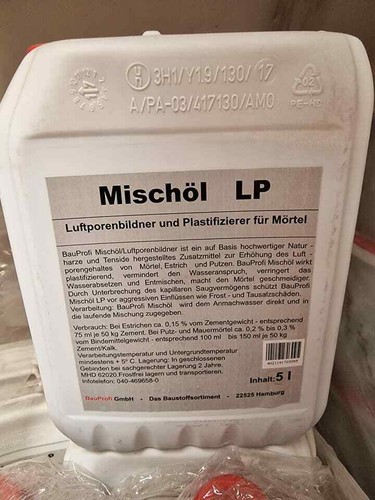 Mischöl mörtelzusatz mörtel - mischöl,